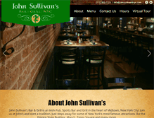 Tablet Screenshot of johnsullivansnyc.com